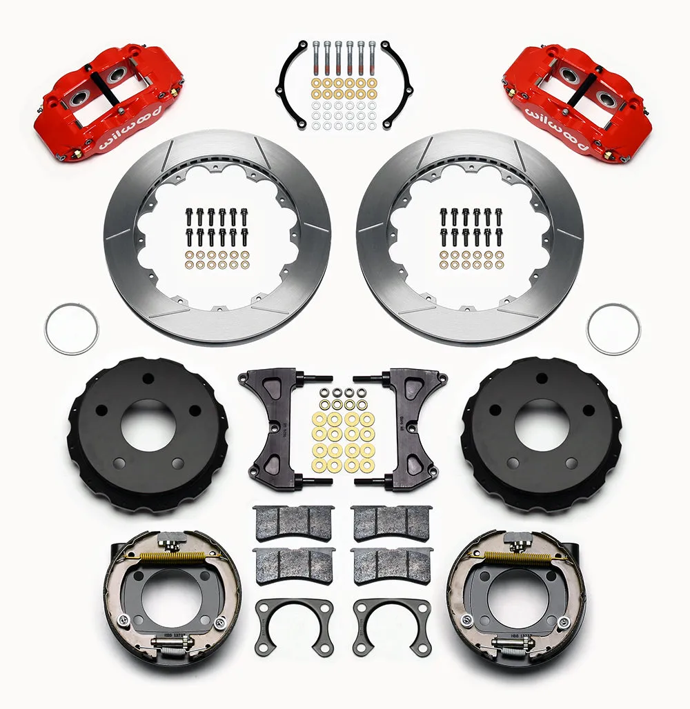 Wilwood FNSL4R Rear P-Brk Kit 12.88in Red Big Ford 2.00in Off Bronco 5 x 5.50 product image