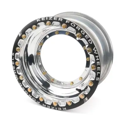 Keizer Aluminum Wheels Wheel Direct Mnt 15 x 8 Beadlock 3in BS Black