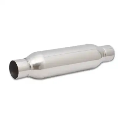 Vibrant Performance Bottle Style Resonator; 2.5 in. Inlet/Outlet ID; 4 in. Body OD; 18 in. Overall L; 14 in. Body L;