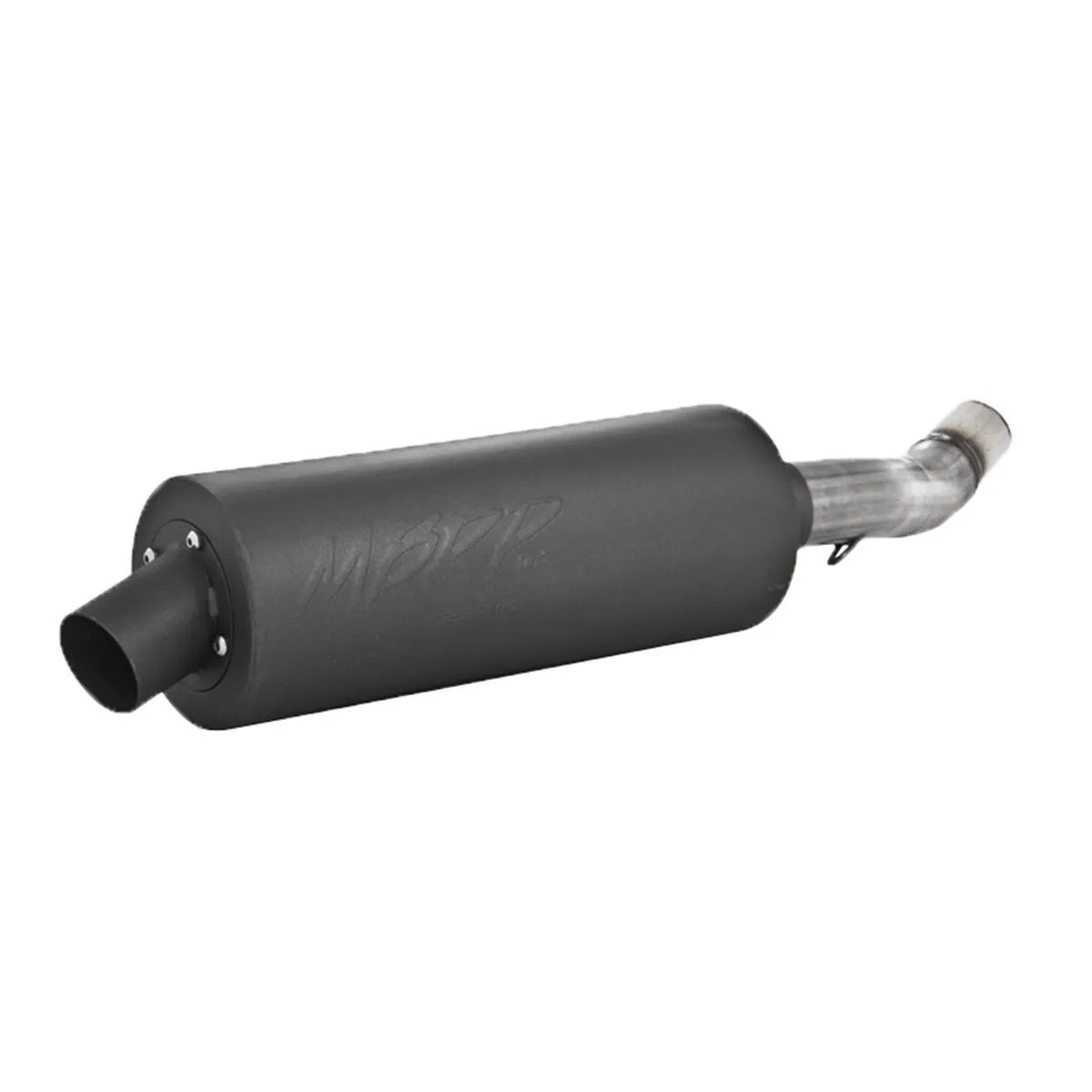 ATV Exhaust System With Sport Muffler; Slip-On System; 1.75 in. Inlet; 4.25 in. Diameter Body; product image