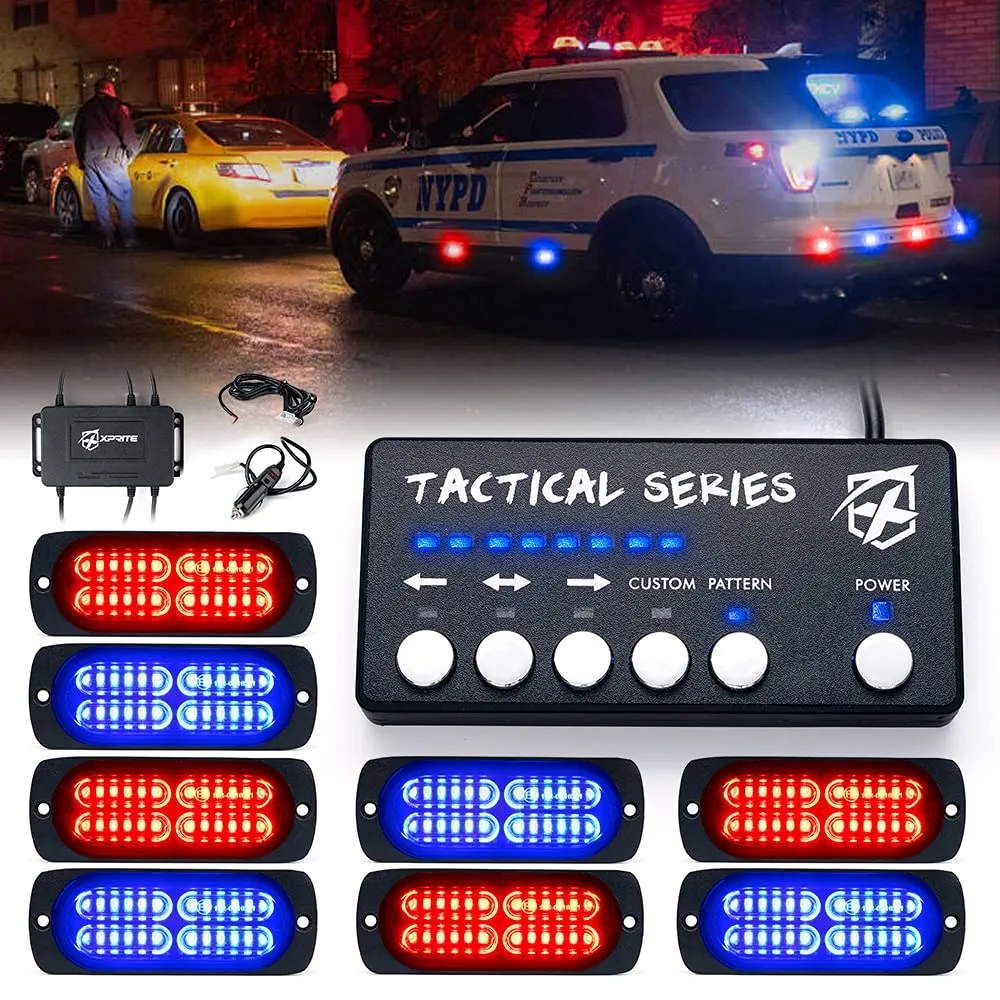 Grille and Surface Mount Light - Set of 8 | Tactical 24 Series product image