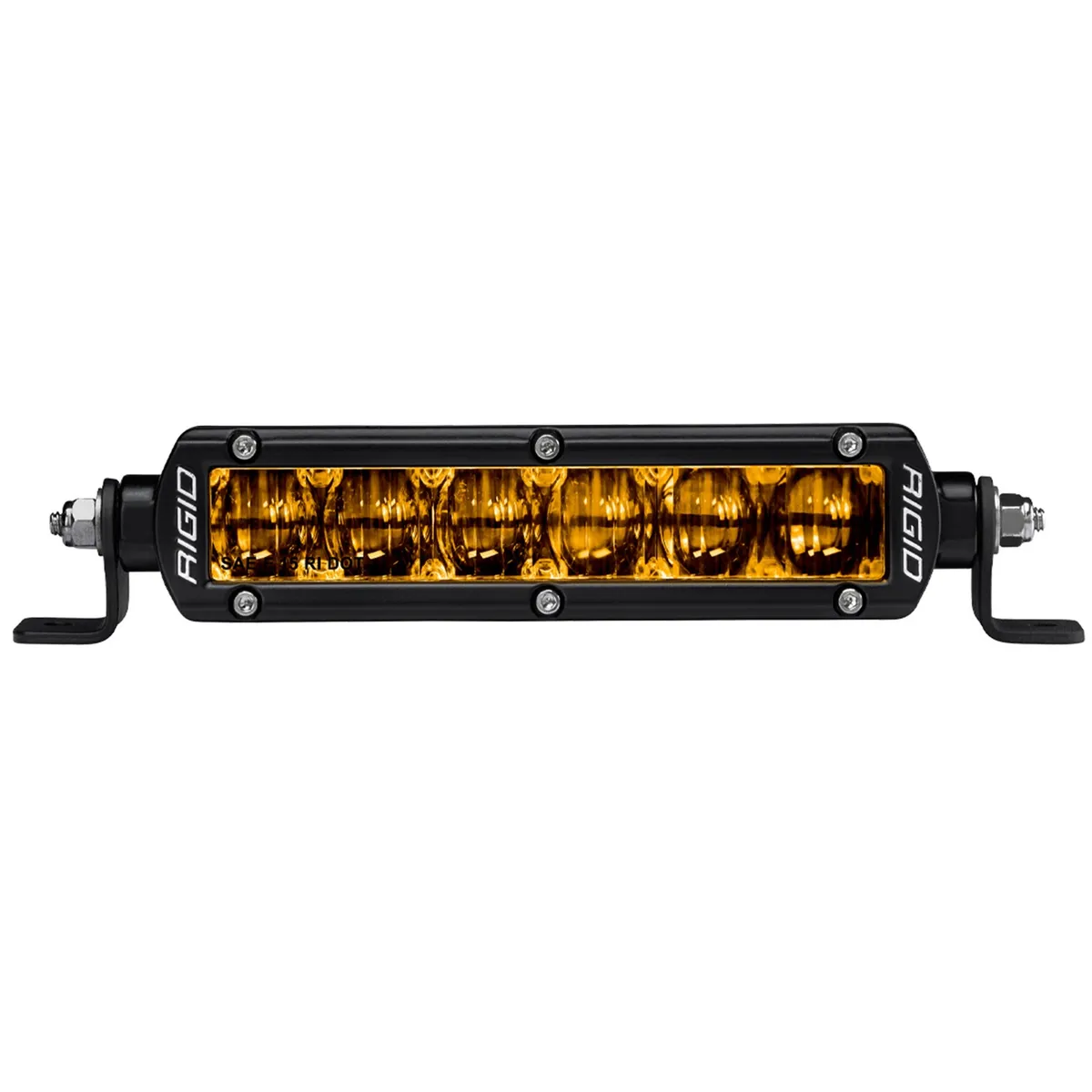 SAE J583 Compliant Selective Yellow Fog Light Pair Sr-Series Pro 6 Inch Street Legal Surface Mount Rigid Industries product image