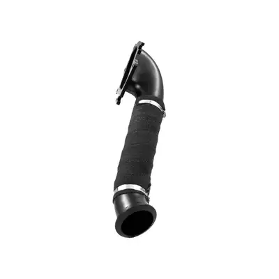MBRP Exhaust Armor BLK Turbocharger Down Pipe; 3 in.; Black Coated; Not For Use w/3 Bolt Flange Style Connection;