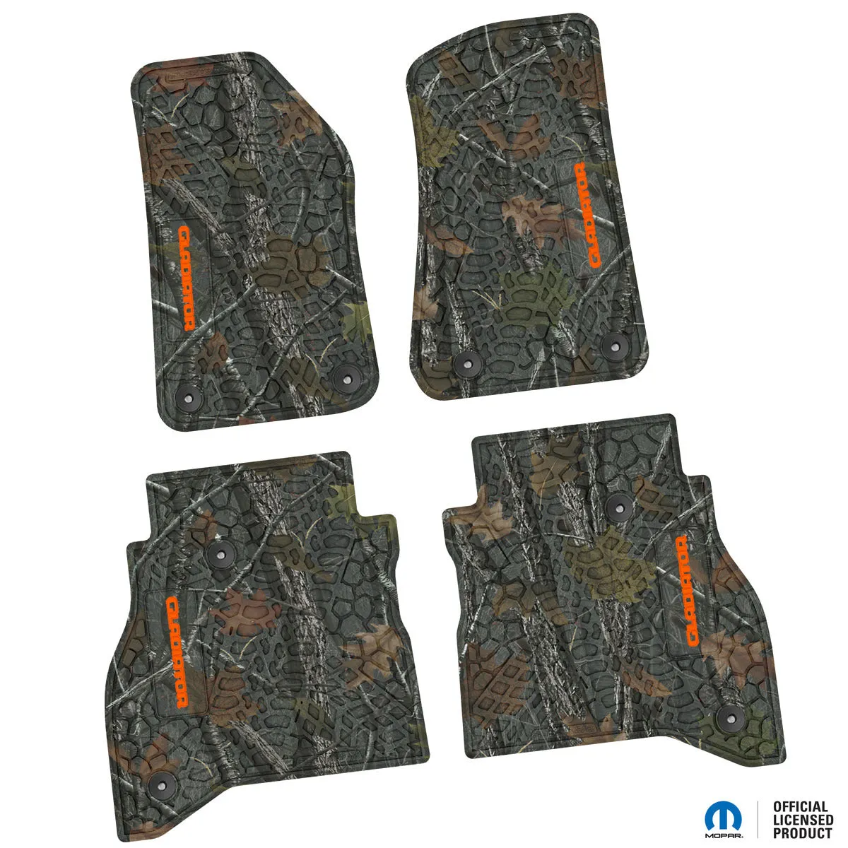 20-24 Jeep Gladiator Front and RearTire Tread/Scorched Earth Scene w/ Gladiator Insert - Black w/ Dark Blue Insert product image