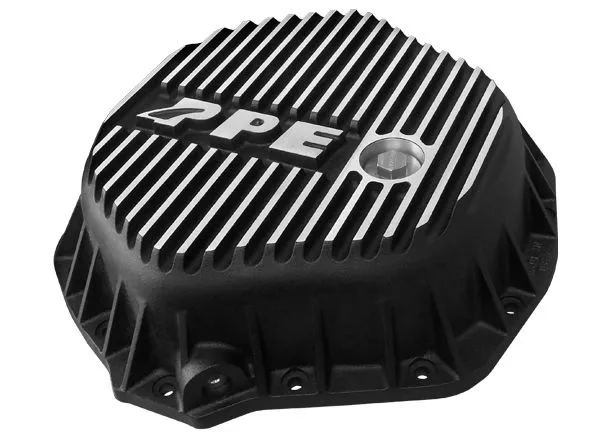 Heavy Duty Aluminum Rear Differential Cover GM/Dodge 2500HD/3500HD Brushed PPE Diesel product image