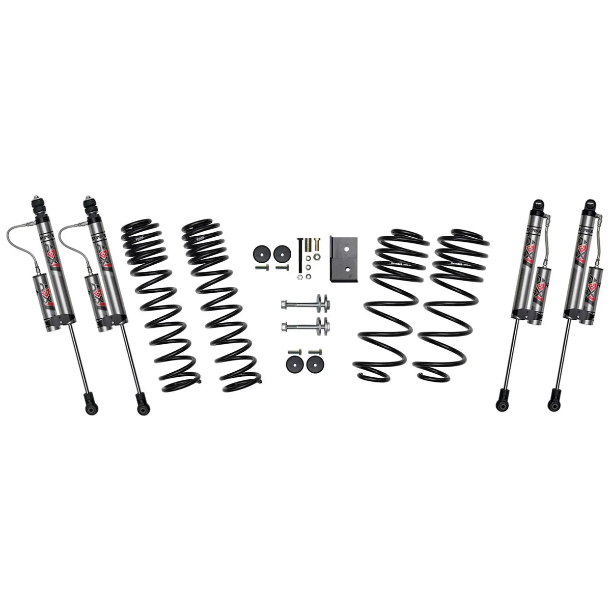 2.5 Inch Suspension Lift System With ADX 2.0 Remote Reservoir Shocks 97-06 Jeep Wrangler TJ Skyjacker product image