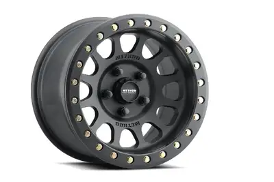 Method Race Wheels Aluminum Wheels 15x10 MR401 Beadlock UTV Bolt Pattern 5 On 114.3 Offset 25 Lip Size 2.05 Matte Black MB Method