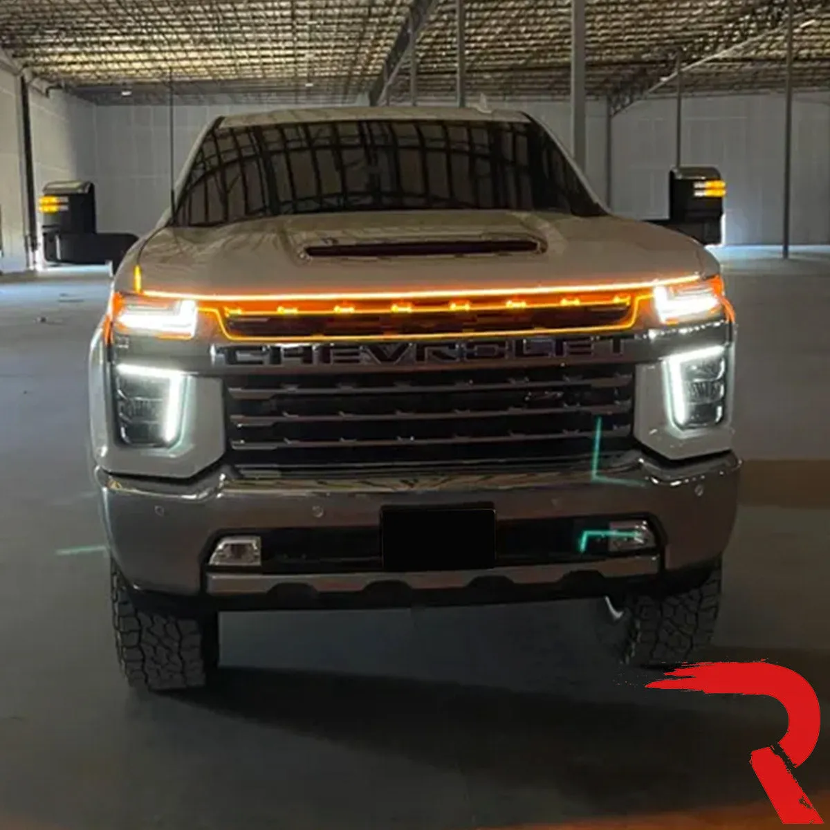 Recon High Powered White LED Under Hood DRL Light Strip With Start-Up Sequence in 59 Length product image