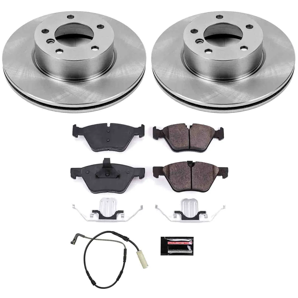 Z17 Direct Replacement Kit: Rotors; Ceramic Pads W/Hardware; Pad Sensors product image