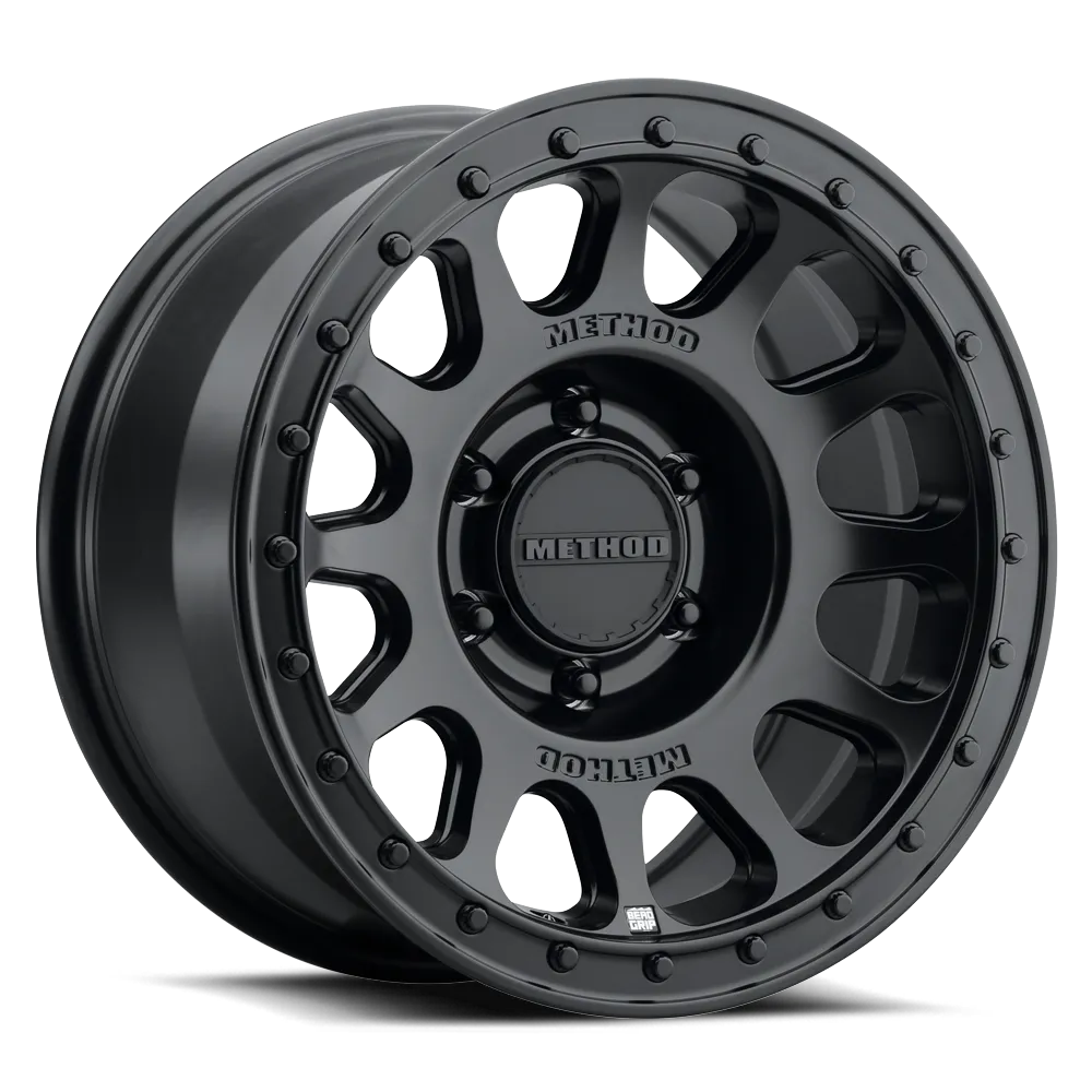 MR709 HD Bead Grip 18x9 12mm Offset 6x135 87mm Centerbore Matte Black product image