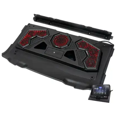 MB Quart 2018up Polaris Ranger 1000/Xp1000; 500w 7 Speaker Audio Roof w/ 7 LED Source Unit & 45 lt Bar