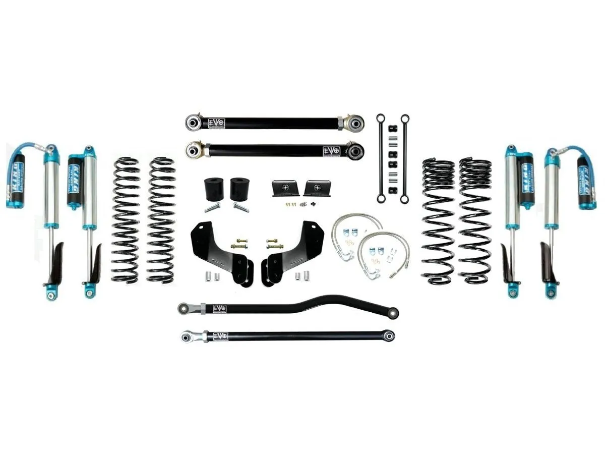 EVO Manufacturing 2.5" Heavy Duty Gas Jeep Gladiator JT HD Lift Kit Enforcer Suspension Systems For Heavy Duty