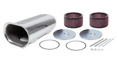 The Blower Shop Dual Carb Blower Scoop Kit - Polished