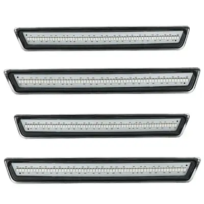 Oracle Lighting 9860-020 - 2015-2018 Dodge Challenger ORACLE Concept Sidemarker Set - Tinted - No Paint