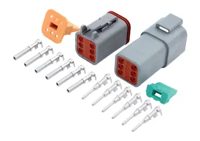Quickcar Racing Deutsch Connector - 6-Pin