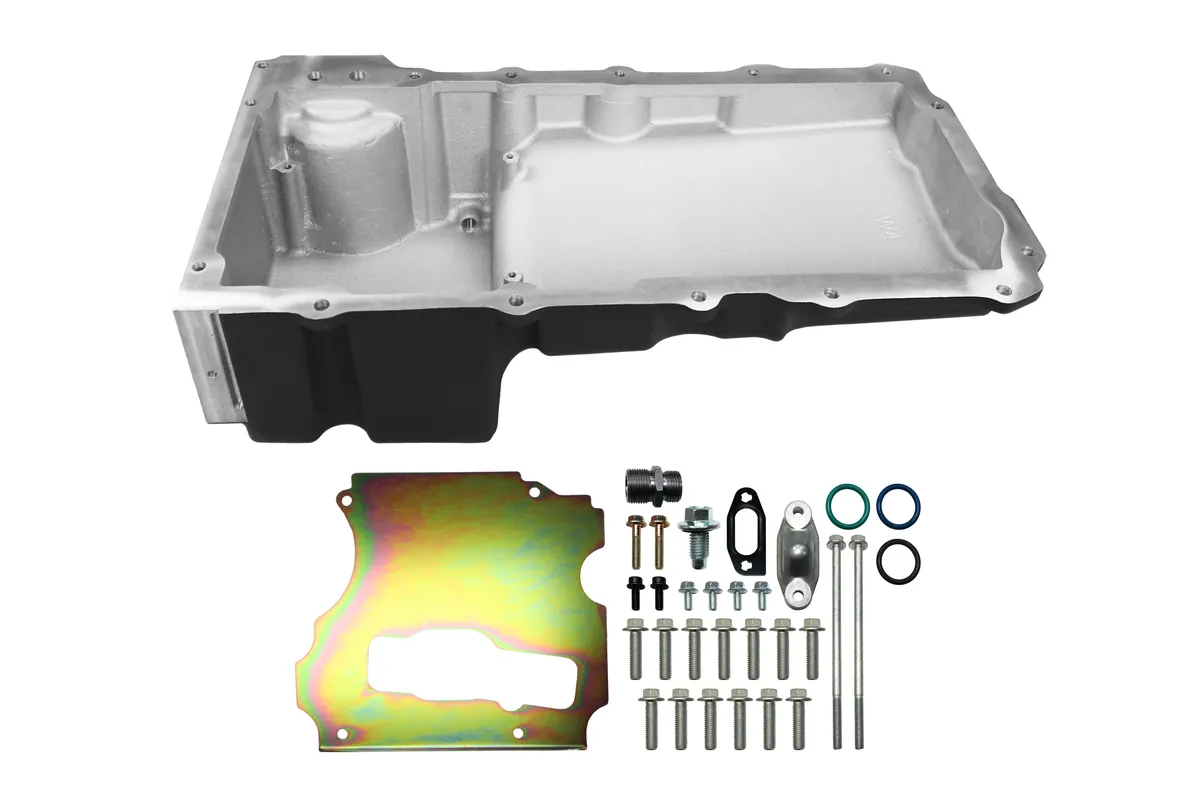 FiTech FiTech Plus, LS Swap Oil Pan, Standard Profile, Black 6.00L w/Filter Capacity product image