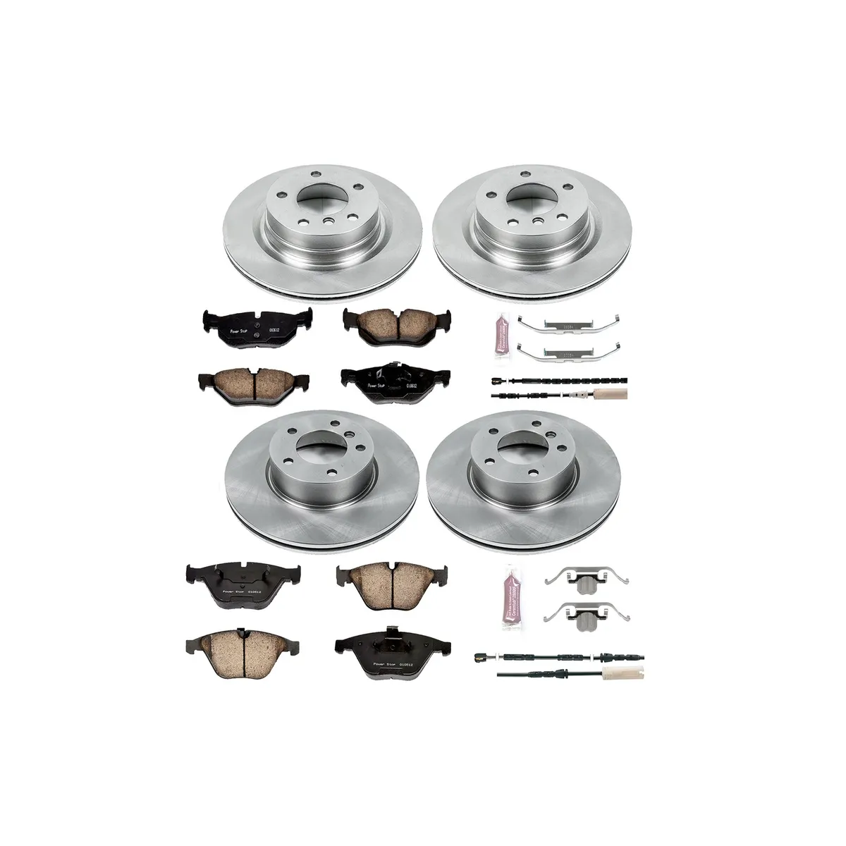 Z17 Direct Replacement Kit: Rotors; Ceramic Pads W/Hardware; Pad Sensors product image