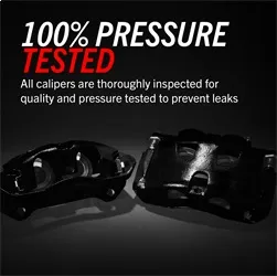 Blk Caliper Pair w/ Brkt Jeep Liberty 2008-12, Jeep Wrangler 2007-17, Jeep Wrangler JK 2018 - Front product image