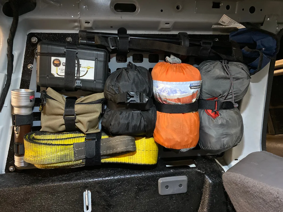 1984-2001 Jeep Cherokee XJ Molle Panel Rear Window Replacement Kit product image