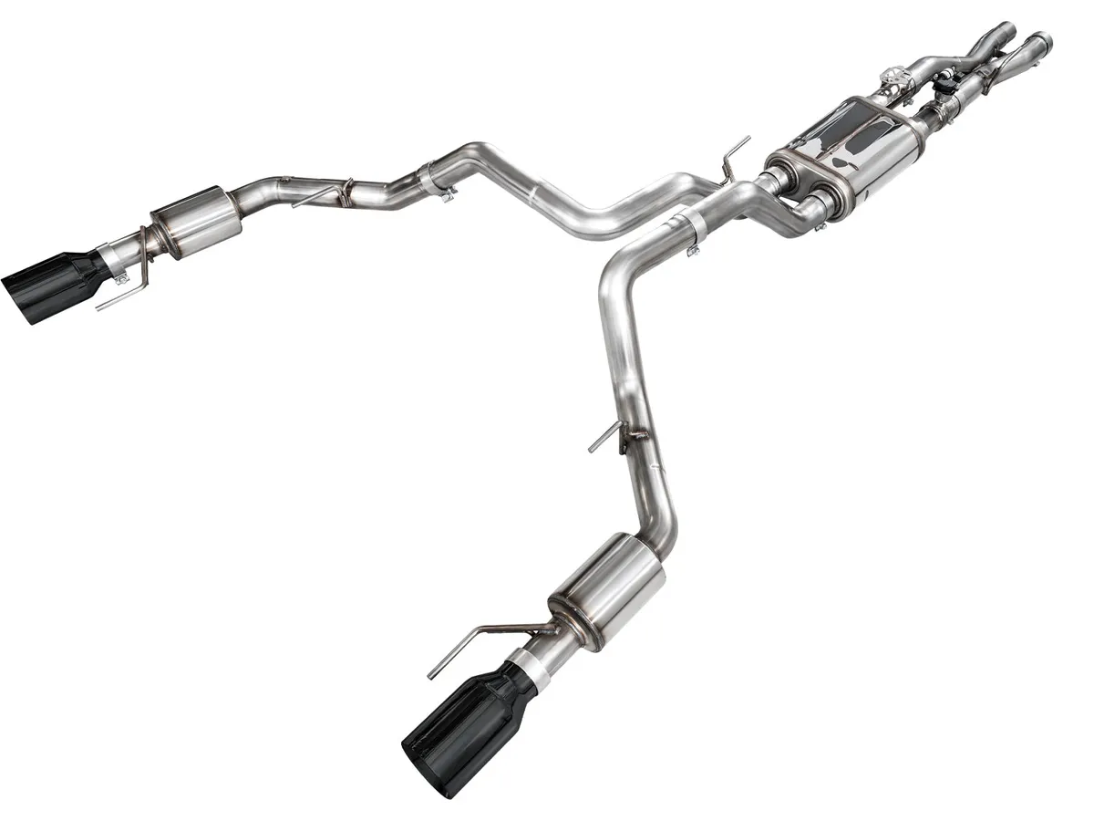 AWE SwitchPath™ Exhaust for Gen 3 Raptor R - Diamond Black Tips product image
