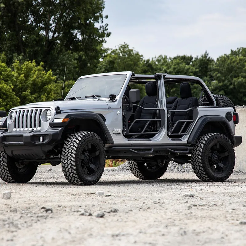 Jeep Tube Doors with Side View Mirror for 2018-2026 Wrangler JL JLU & Gladiator JT | Tough Style product image