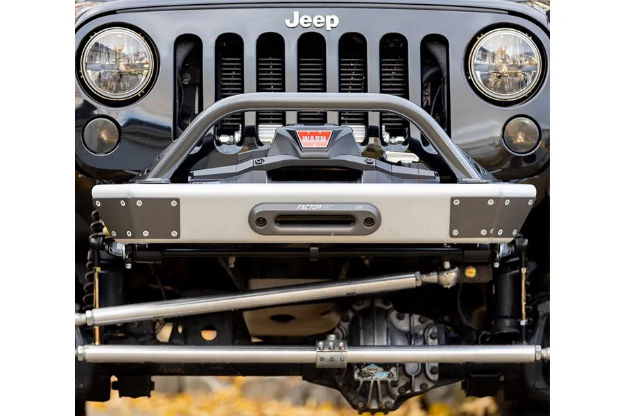 0718 Wrangler Legacy Front Bumper With Hoop Raw product image