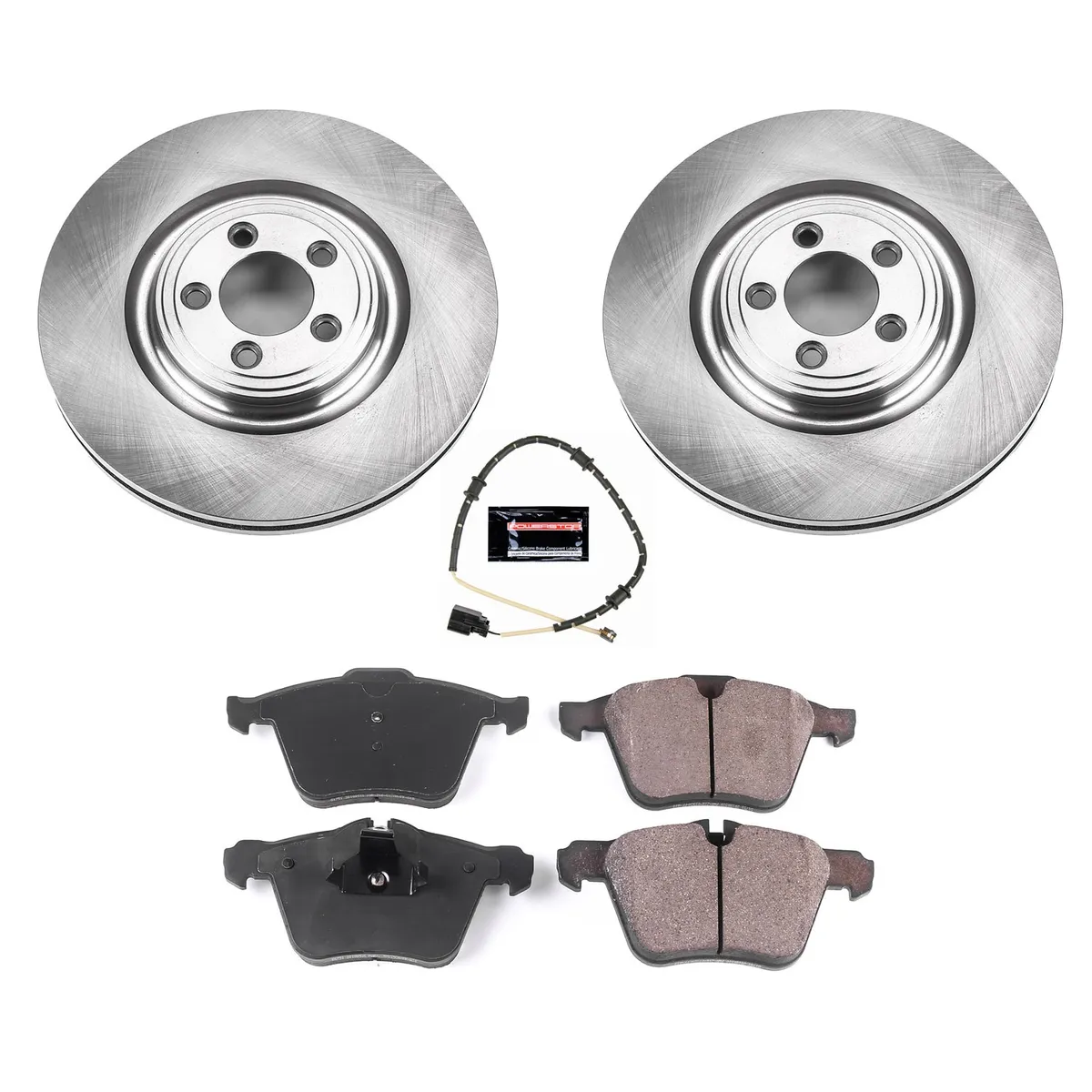 Z17 Direct Replacement Kit: Rotors; Ceramic Pads W/Hardware; Pad Sensors product image