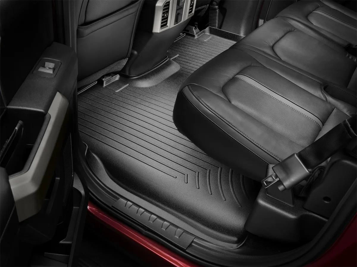 15- Ford F150 Rear Floor Liners Black product image