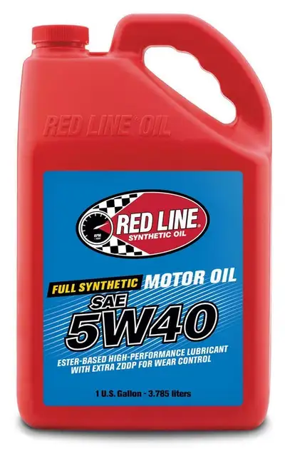 Red Line Oil 5W40 Synthetic Motor Oil 1 Gallon Red Line Oil