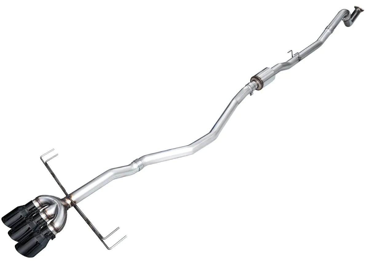 AWE Track Edition Exhaust for DE5 Integra Type-S - Triple Chrome Silver Tips product image