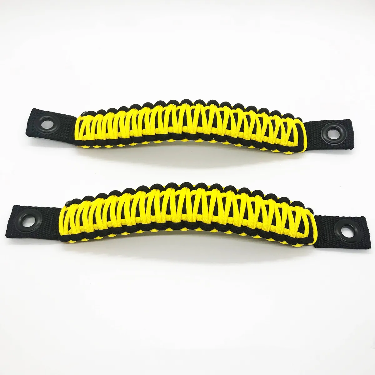 TJ Door Handles, Paracord Jeep® Grab Handles for Jeep Wrangler TJ & LJ 97-06 - Interior Door Pull Handles 550 Paracord Grab Handles w/ Grommets (PAIR) | Bartact® product image