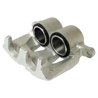 Crown Automotive Jeep Replacement CrownJeepChryslerDodgeRamBrakeCaliperUnpaintedSilverLeftFrontBrakeCaliper