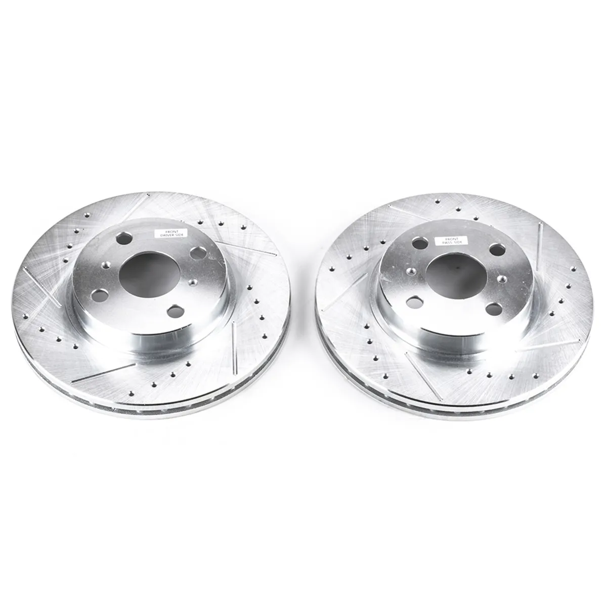 Drilledslotted Rotor Pair Front 2002-98 Chevrolet Prizm 1996-93 Toyota Corolla 1997-93 Toyota Corolla product image