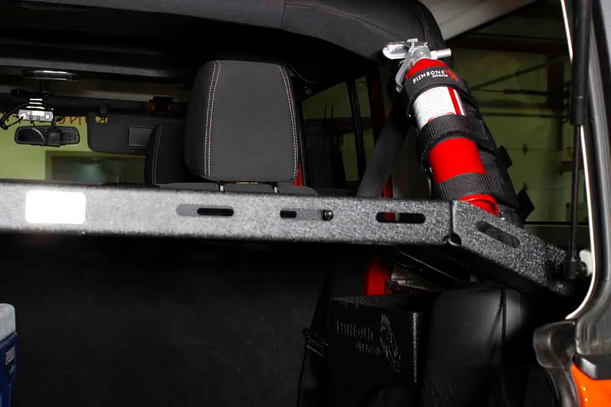 Fire Extinguisher Holder in Black Nylon Webbing (For 2.5 or 3 Lbs Extinguisher Fire) product image