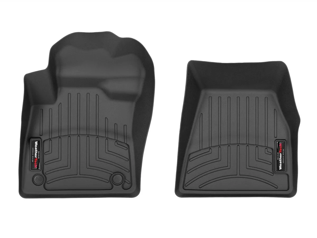Weathertech FloorLiner™ DigitalFit®; Black; Front;