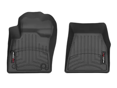 Weathertech FloorLiner™ DigitalFit®; Black; Front;