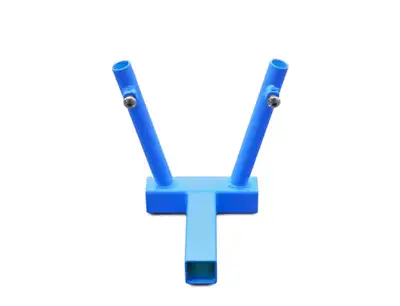 Steinjager Exterior Accessories 1997-2006 Hitch Mount Flag Holder Holds 2 Flags Playboy Blue