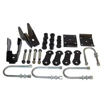 Crown Automotive Jeep Replacement Crown Automotive Jeep Replacement 52006421K Rear Leaf Spring Mounting Kit for 87-95 Jeep YJ Wrangler w/ Dana 35 Rear Axle