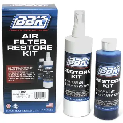 BBK Performance Bbk Air Filter Cleaner & Blue Re-Oiling Kit - Universal