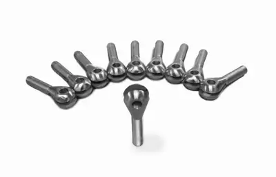 Steinjager Male 5/8-18 RH 1/2 inch bore Chrome Moly 10 Pack