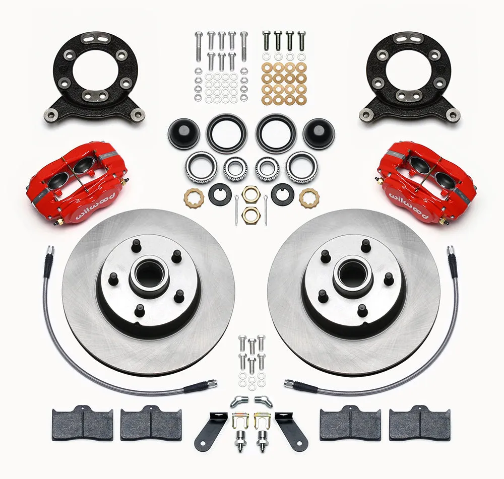 Wilwood FDL-M Front Kit 11.30in 1 PC RotorandHub-Drill 1970-1973 Mustang Disc and Drum Spindle product image