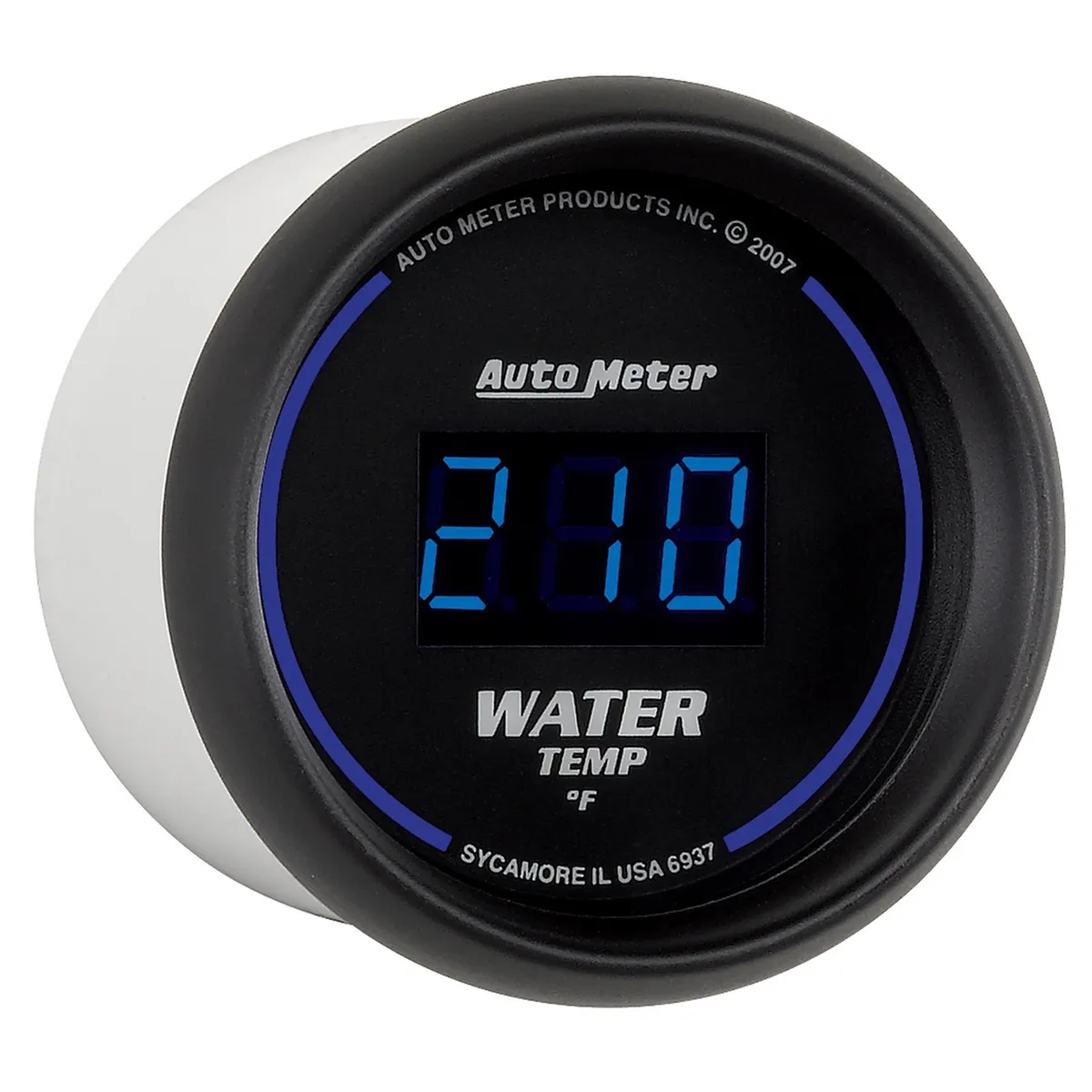 Gauge, Water Temp, 2 1/16", 340?F, Digital, Black Dial w/ Blue LED product image