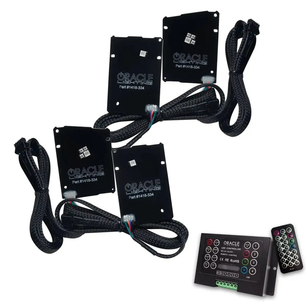 Oracle Lighting 2019-2021 Chevrolet Camaro ls lt Colorshift Rgb+a Headlight DRL Upgrade Kit product image