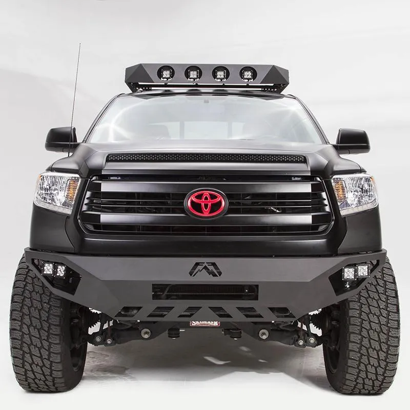 Vengeance Front Bumper; 2 Stage Black Powder Coated; No Guard; product image