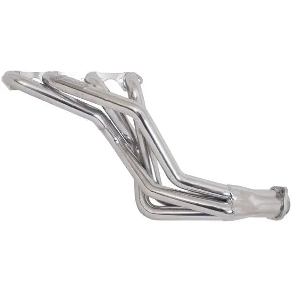 Ford Mustang 5.0 1-5/8 Long Tube Exhaust Headers Automatic Trans Polished Silver Ceramic 79-93 product image
