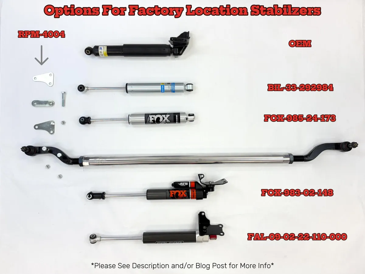 JL / JT: Falcon Nexus EF 2.2 Fast Adjust Steering Stabilizer – Stock Tie Rod product image