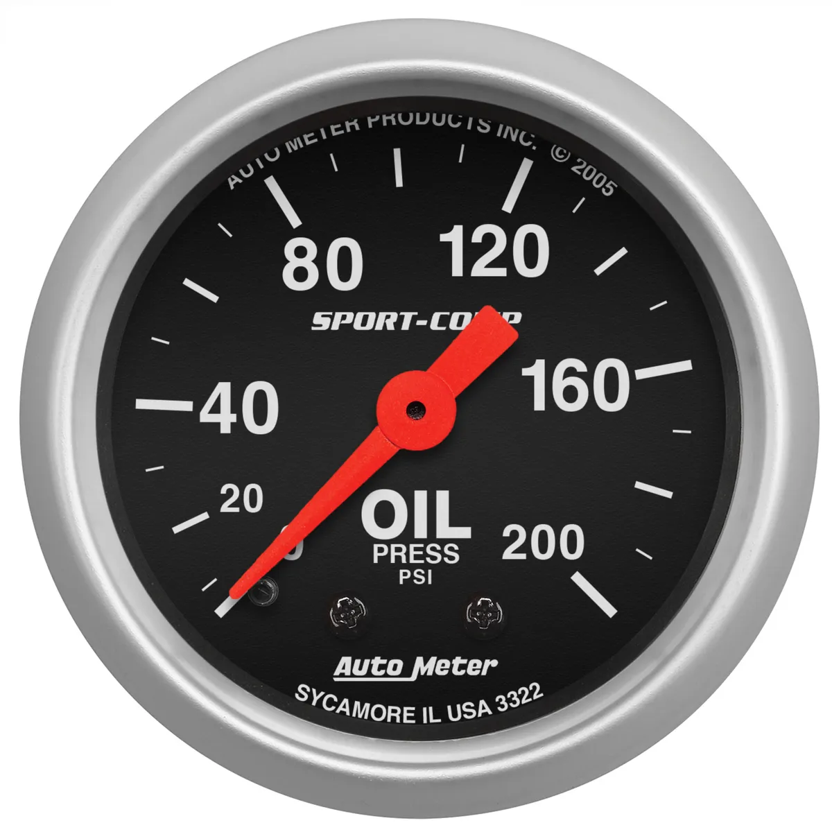 2-1/16 In. Oil Pressure, 0-200 Psi, Sport-Comp product image