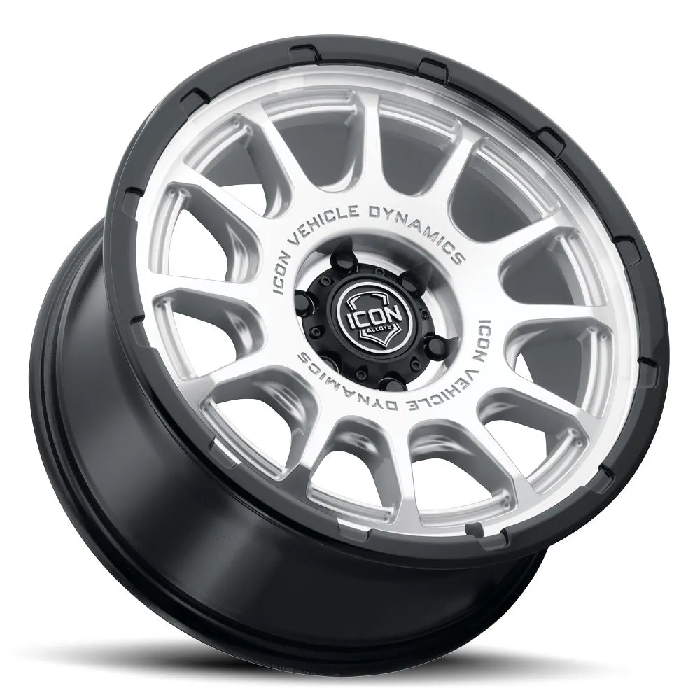 Icon Suspension Icon Alloys Rancho Silver Mach w gb Lip - 20 x 9 / 6 x 5.5 / 16mm / 5.625 bs 8420909056smgb product image