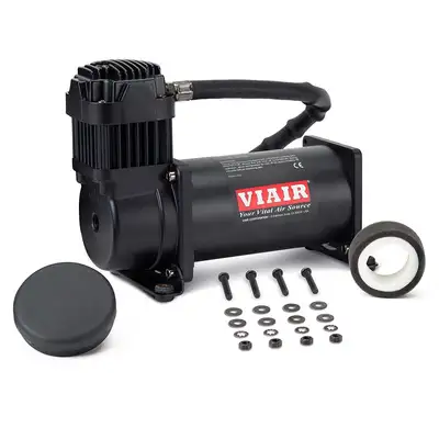 Viair Corporation Single 400 High Performance Stealth Black Compressors, 150PSI