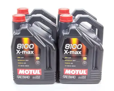 Motul 8100 X-Max 0w40 Case 4x5 Liter